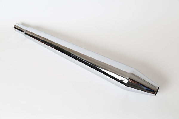 SILENCER SEAMLESS, ORIGINAL STYLE BAFFLING, NO LOGO (SINGLE UNIT)