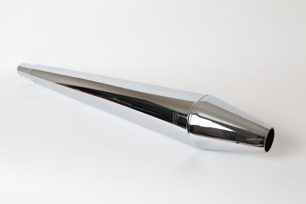SILENCER SEAMED, ORIGINAL STYLE BAFFLING, NORTON LOGO (SINGLE UNIT)