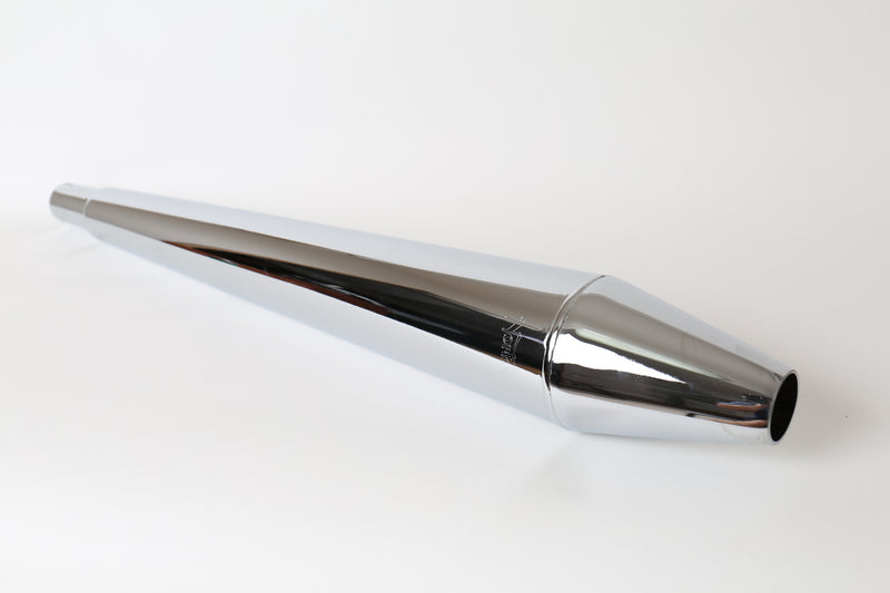 SILENCER SEAMED, ORIGINAL STYLE BAFFLING, NORTON LOGO (SINGLE UNIT)